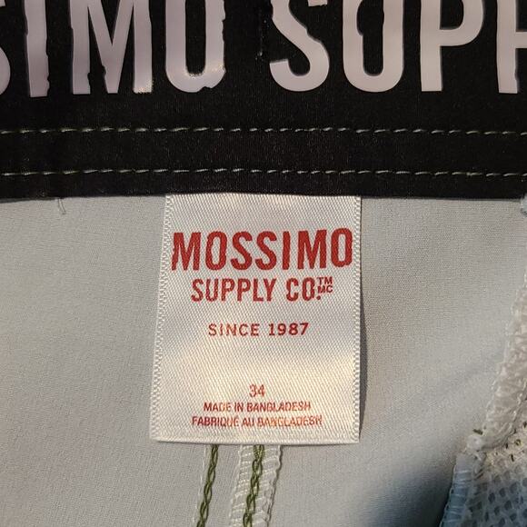 NEW Mossimo Supply Co swim board shorts - olive green camoflauge - 34 - Picture 2 of 5